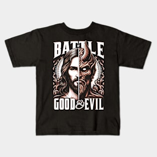 Battle of Good and Evil, eternal struggle between good and evil Kids T-Shirt